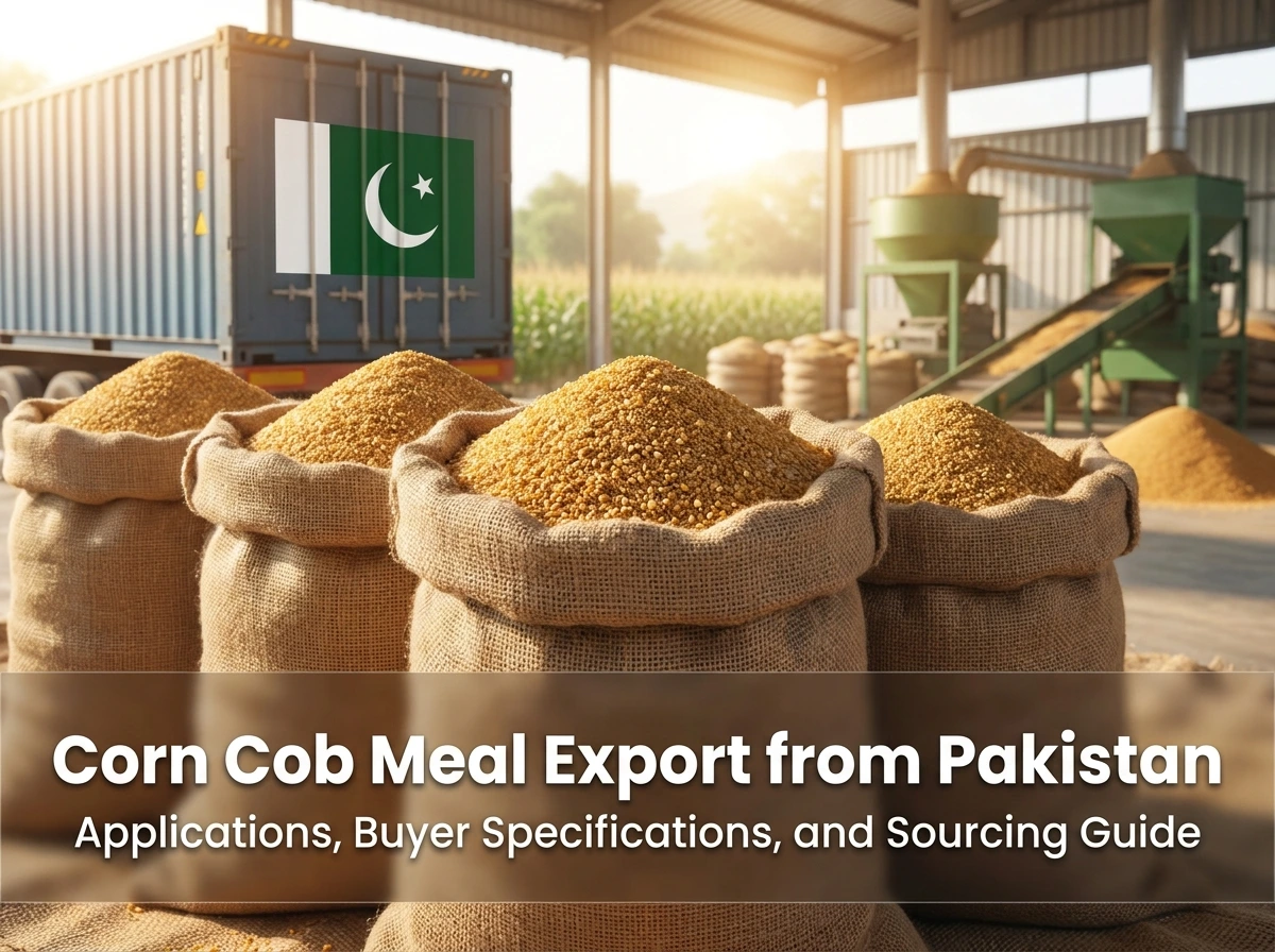 Corn Cob Meal Export from Pakistan: Applications, Buyer Specifications, and Sourcing Guide