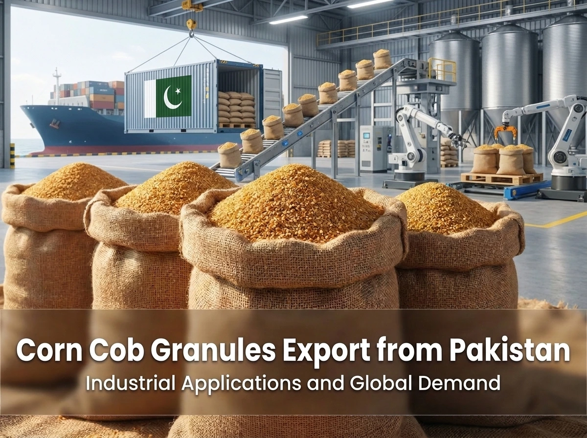 Corn Cob Granules Export from Pakistan: Industrial Applications and Global Demand
