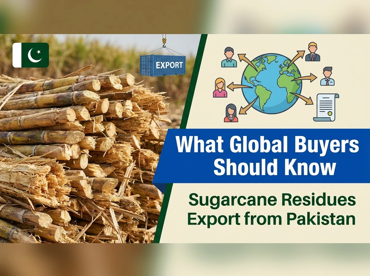Sugarcane Residues Export from Pakistan: What Global Buyers Should Know