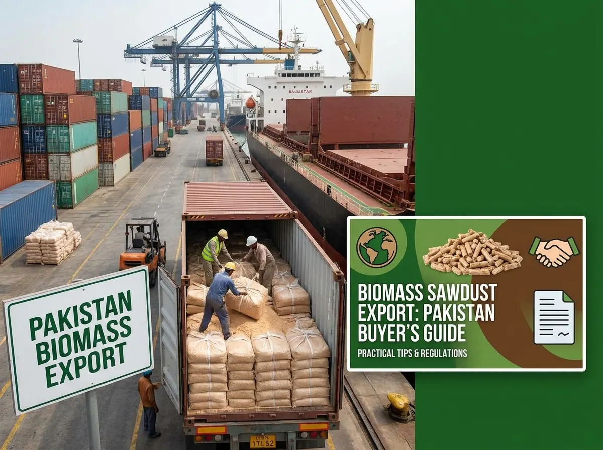 Biomass Sawdust Export from Pakistan: A Practical Buyer's Guide