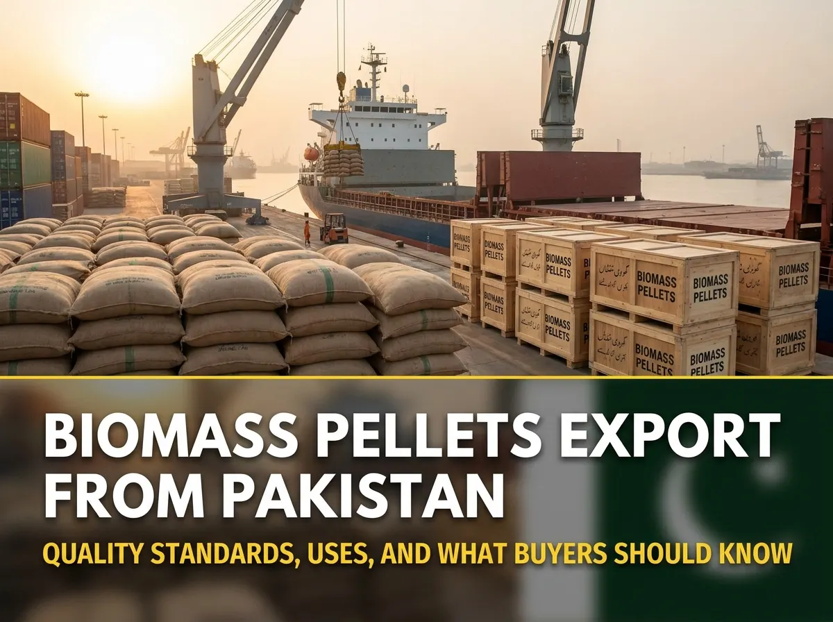 Biomass Pellets Export from Pakistan: Quality Standards, Uses, and What Buyers Should Know