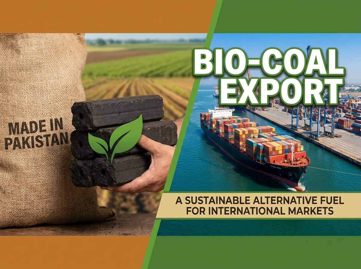 Bio-Coal Export from Pakistan: A Sustainable Alternative Fuel for International Markets