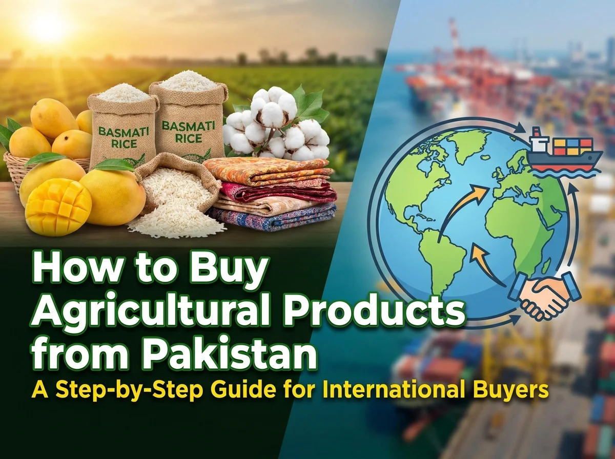How to Buy Agricultural Products from Pakistan: A Step-by-Step Guide for International Buyers