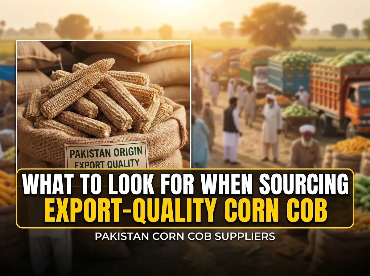Pakistan Corn Cob Suppliers: What to Look For When Sourcing Export-Quality Corn Cob