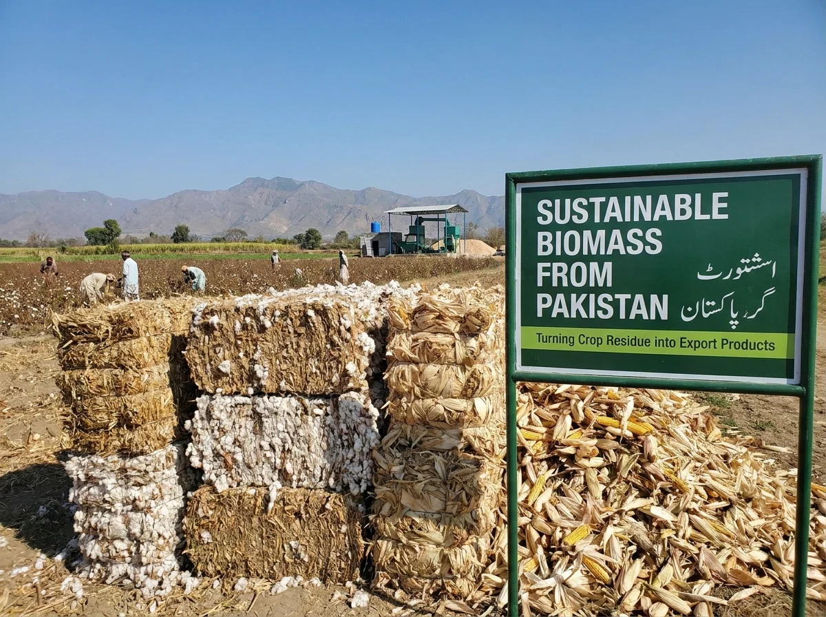Sustainable Biomass from Pakistan: Turning Crop Residue into Export Products