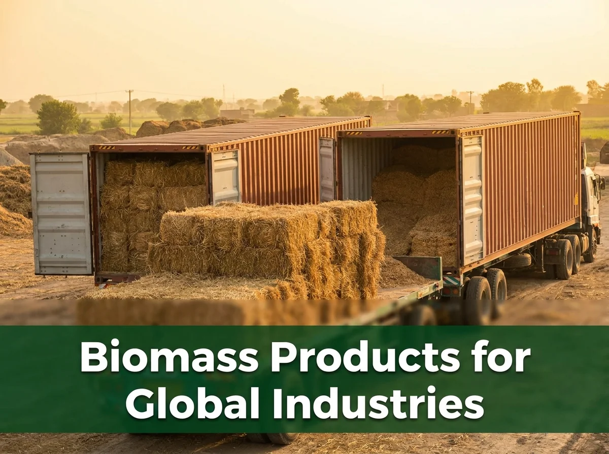 Agricultural Waste Export from Pakistan: Biomass Products for Global Industries
