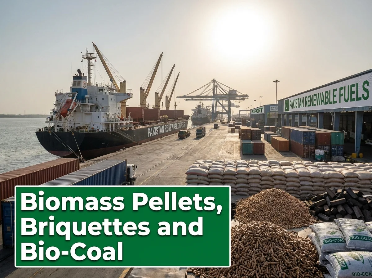 Renewable Fuel Export from Pakistan: Biomass Pellets, Briquettes and Bio-Coal