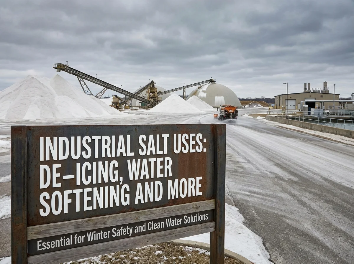 Industrial Salt Uses: De-Icing, Water Softening and More