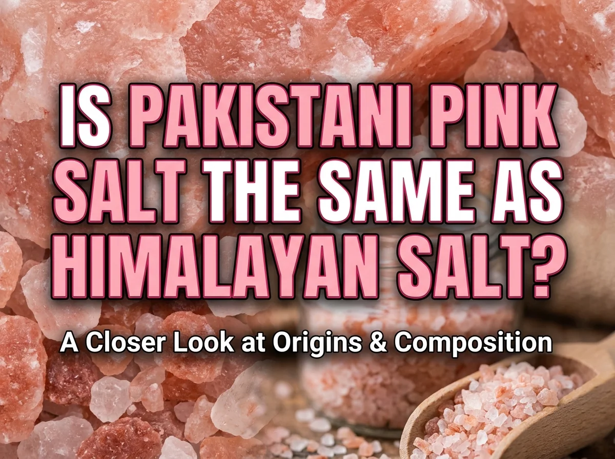 Is Pakistani Pink Salt the Same as Himalayan Salt?