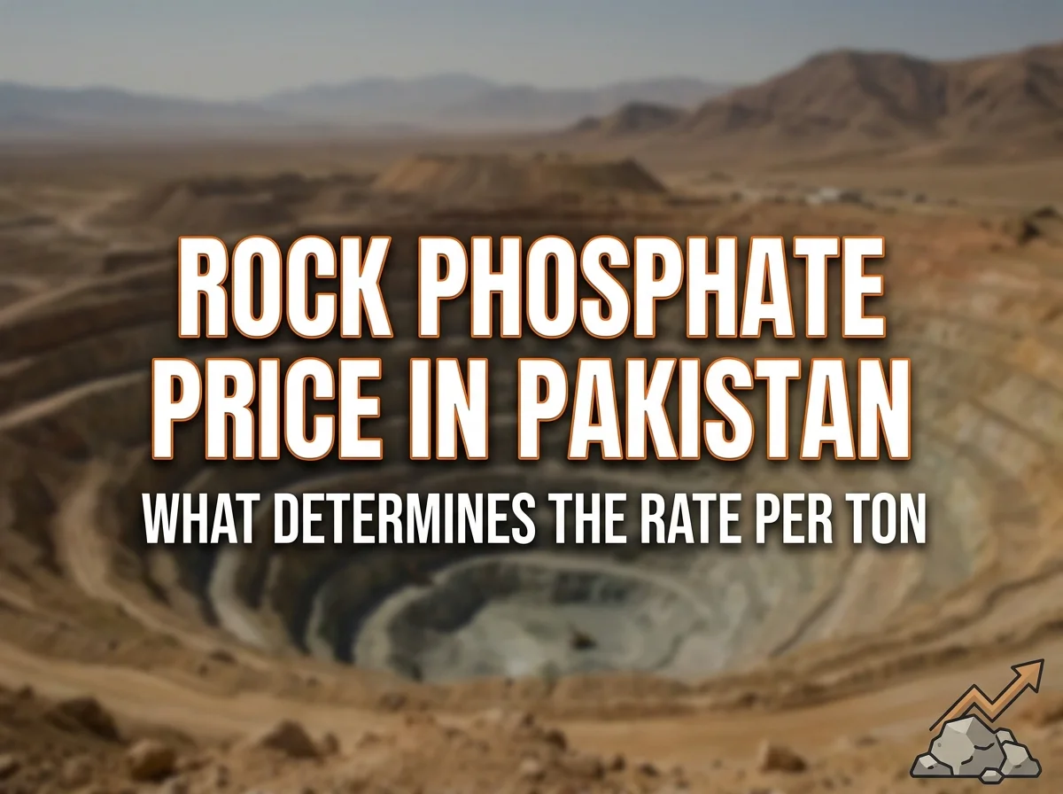 Rock Phosphate Price in Pakistan: What Determines the Rate per Ton