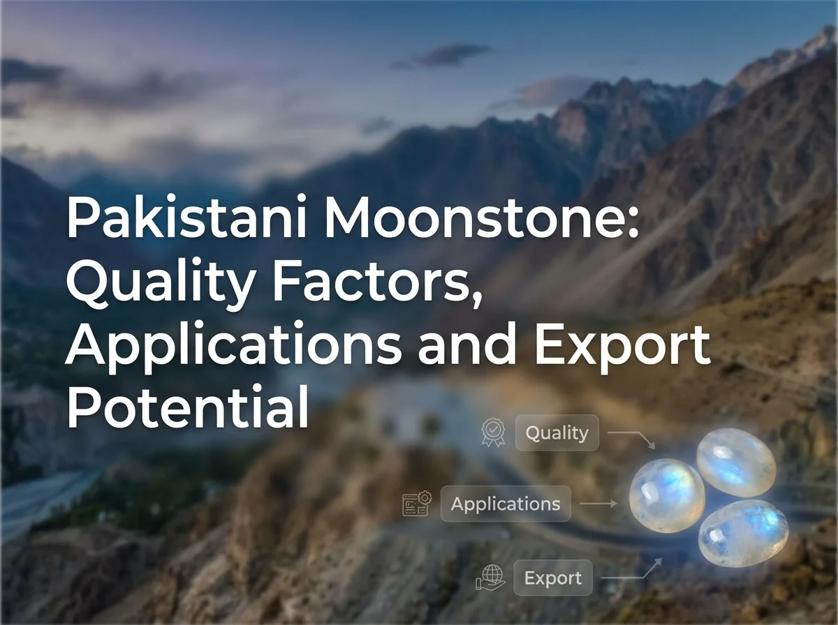 Pakistani Moonstone: Quality Factors, Applications and Export Potential