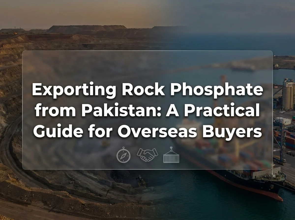 Exporting Rock Phosphate from Pakistan: A Practical Guide for Overseas Buyers