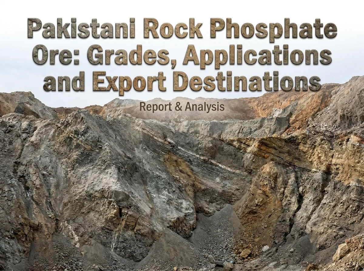 Pakistani Rock Phosphate Ore: Grades, Applications and Export Destinations