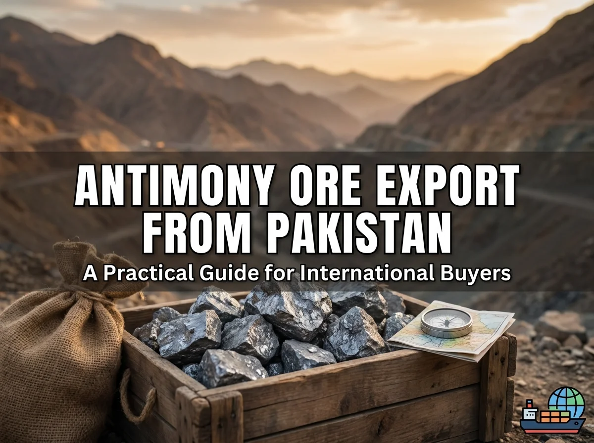 Antimony Ore Export from Pakistan: A Practical Guide for International Buyers