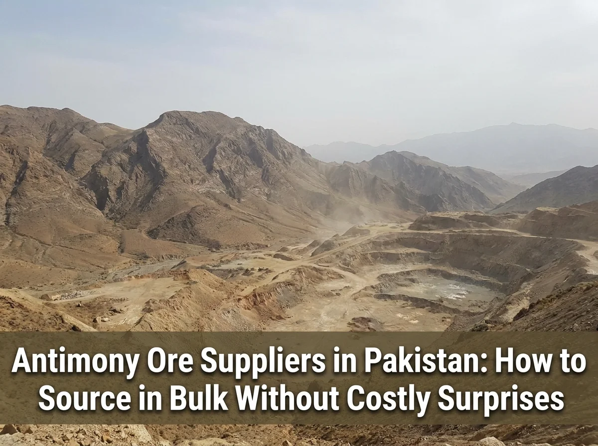 Antimony Ore Suppliers in Pakistan: How to Source in Bulk Without Costly Surprises