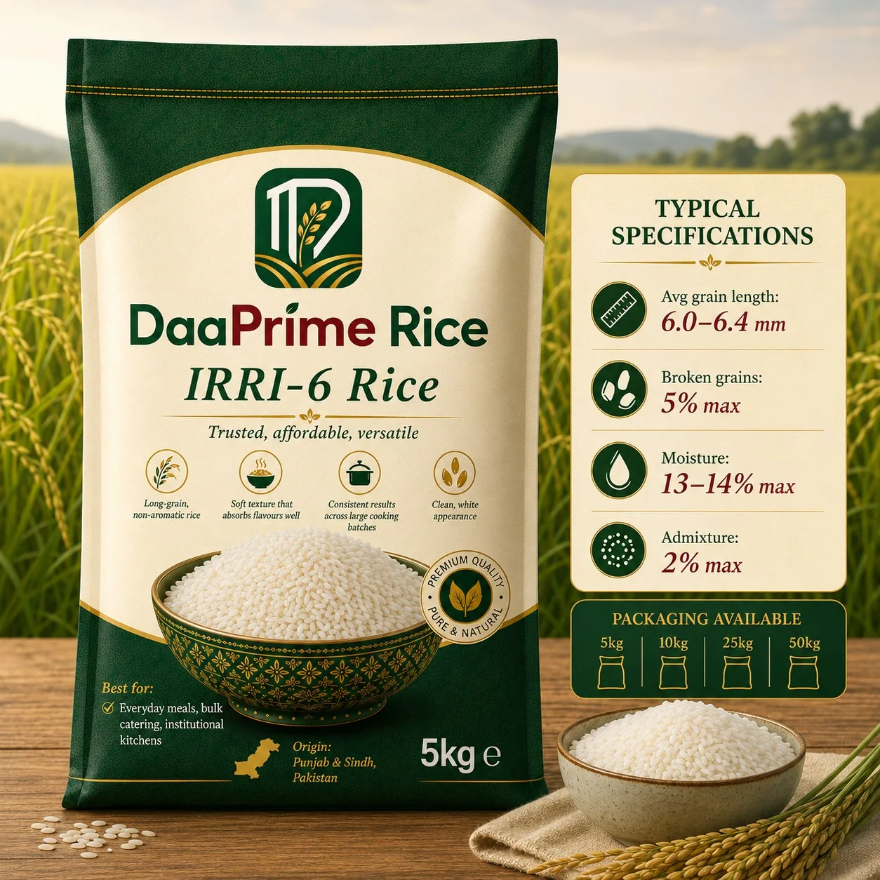 DaaPrime IRRI-6 Rice